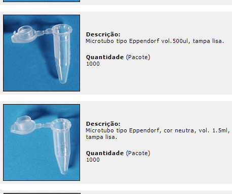 Micro tubos tipo Eppendorf