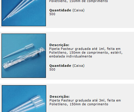 Pipetas Pasteur