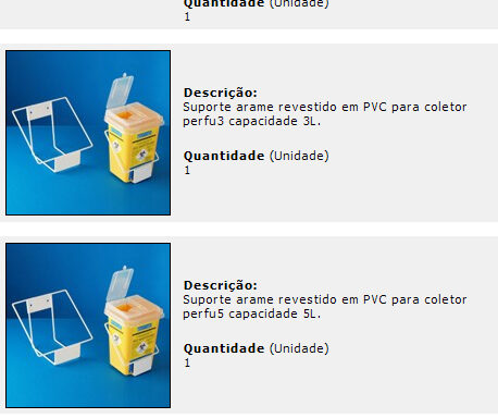 Suporte de arame revestido em PVC